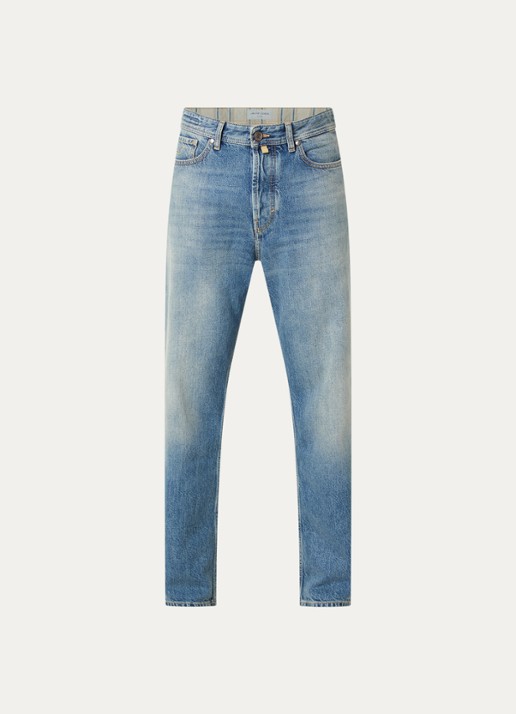 Jacob Cohën Sean 300D straight leg jeans met medium wassing - voorkant 4 blauw