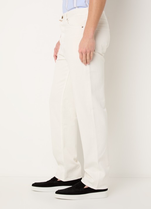 Jacob Cohën Straight leg jeans met gekleurde wassing - detail 5 gebroken wit