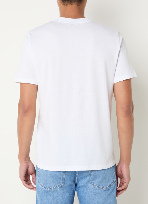 Jacob Cohën T-shirt met logo - achterkant wit