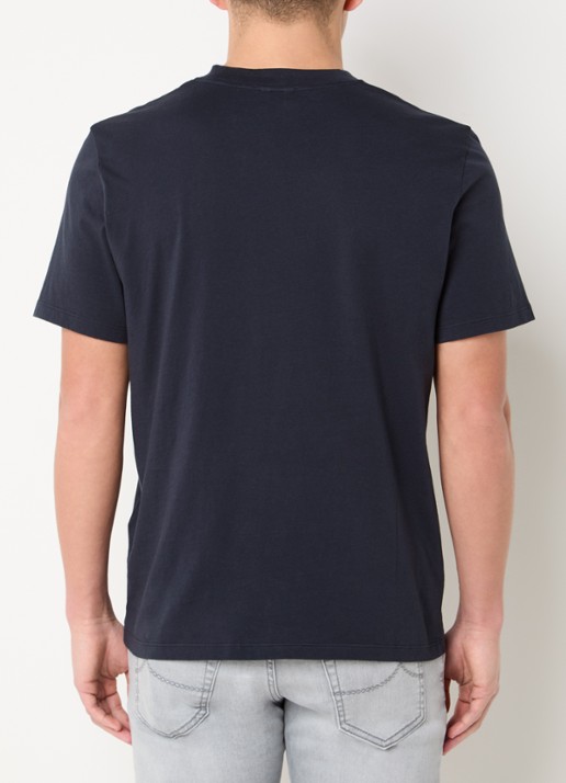 Jacob Cohën T-shirt met logo - achterkant 4 donkerblauw
