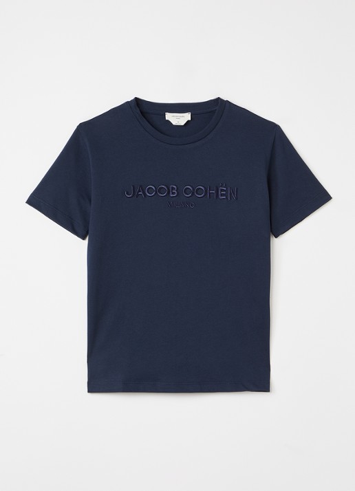 Jacob Cohën T-shirt met logoborduring