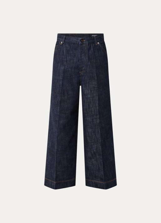 Jacquemus de-Nîmes Tempo wide fit jeans met donkere wassing en steekzakken