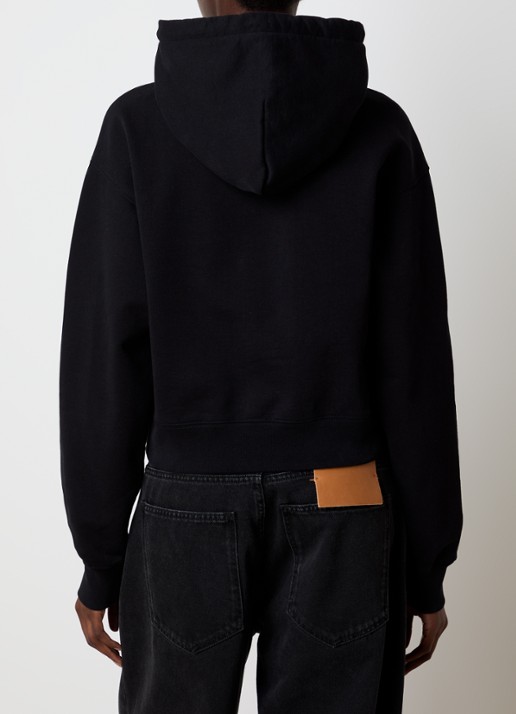 Jacquemus Hoodie met logo - achterkant zwart