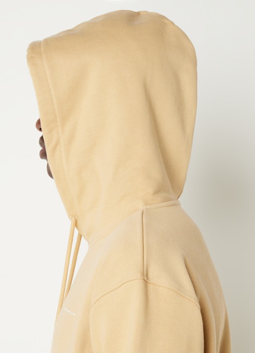 Jacquemus Hoodie van  katoen met logoborduring - detail 3 camel