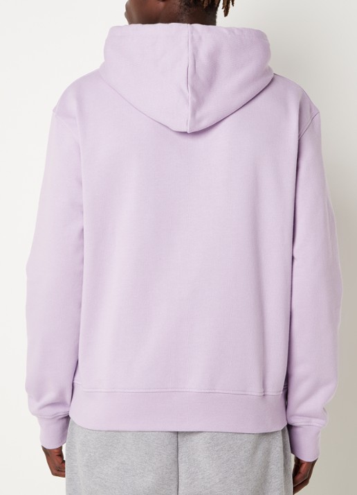 Jacquemus Hoodie van  katoen met logoborduring - achterkant 3 lila