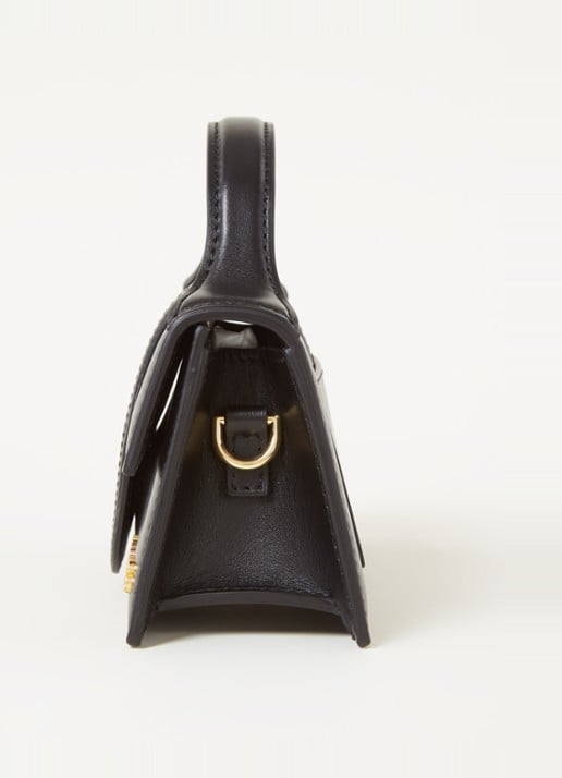 Jacquemus Le Bambino handtas van leer - detail 5 zwart