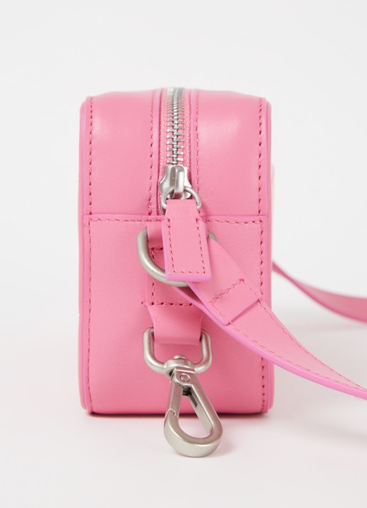 Jacquemus Le Baneto crossbodytas van leer - detail 3 roze
