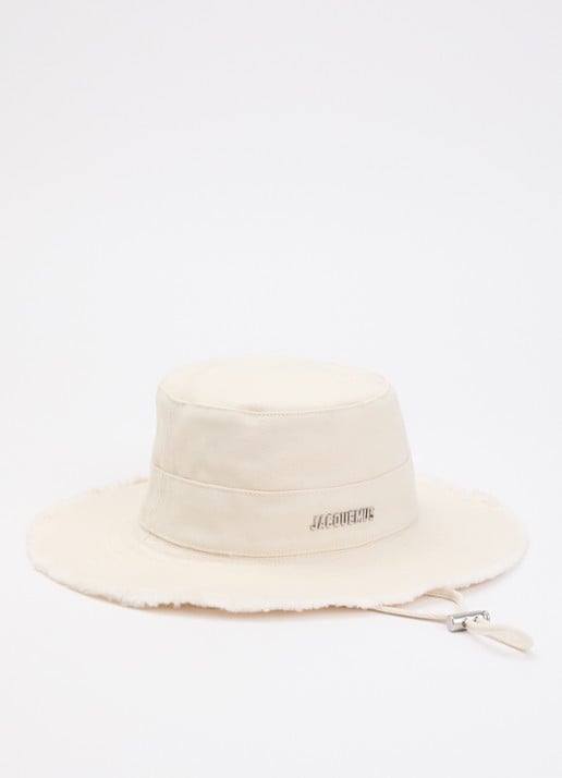 Jacquemus Le Bob Artichaut bucket hoed met logo
