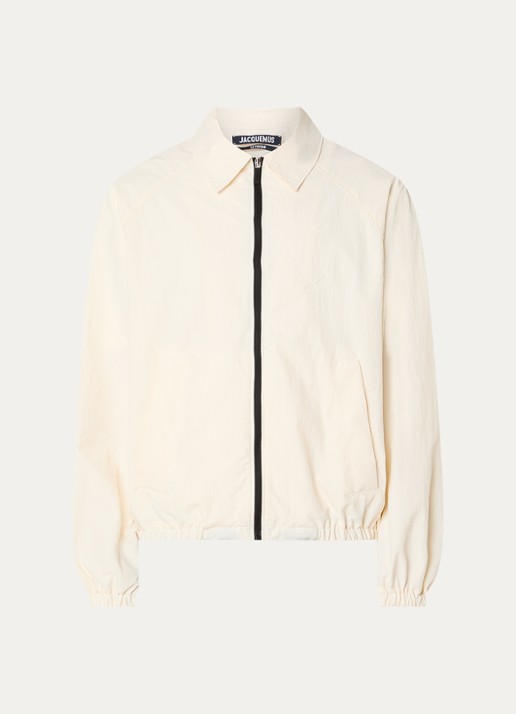 Jacquemus Le Coupe jack met kraag - voorkant 2 creme