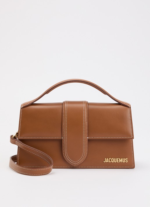 Jacquemus Le Grand Bambino handtas van leer met afneembare schouderriem