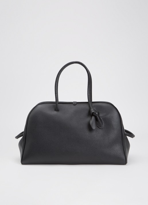 Jacquemus Le Grand Turismo schoudertas van kalfsleer - voorkant 6 zwart