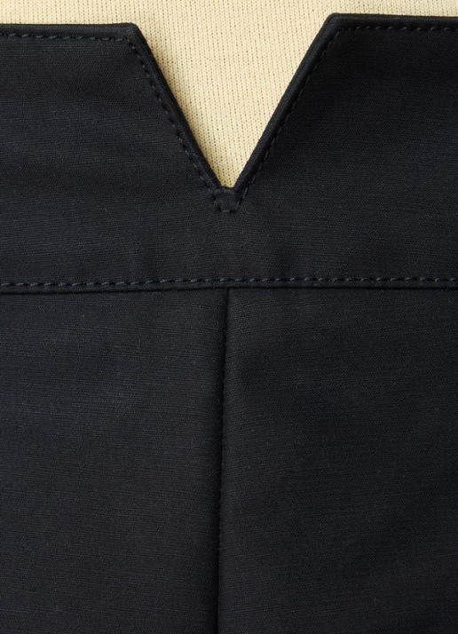 Jacquemus Le Ovalo mid waist balloon fit pantalon met steekzakken - detail 2 zwart
