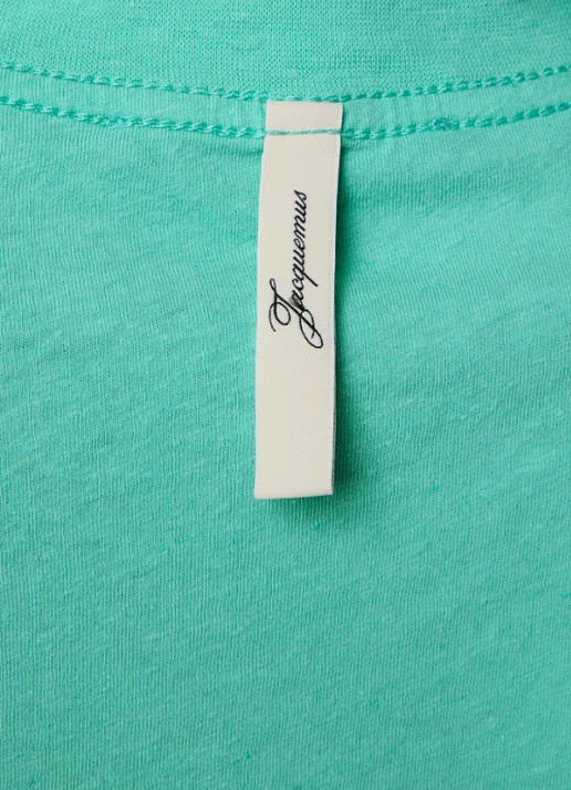 Jacquemus Le T-shirt met logoprint - detail 2 mint