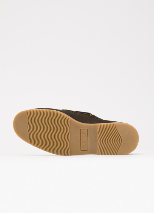 Jacquemus Les Canotiers bootschoen van nubuck - detail 3 donkerbruin