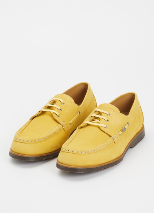 Jacquemus Les Canotiers bootschoen van nubuck - detail 3 geel