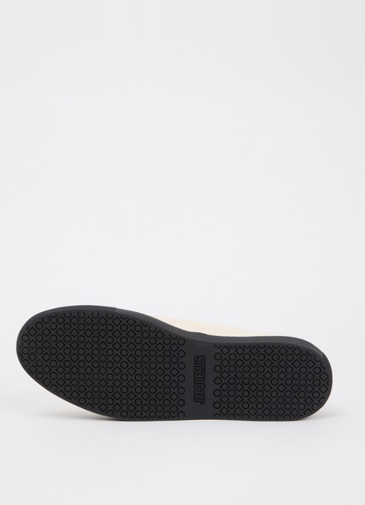 Jacquemus Les Fefe sneaker van canvas met logoborduring - detail 4 ivoor