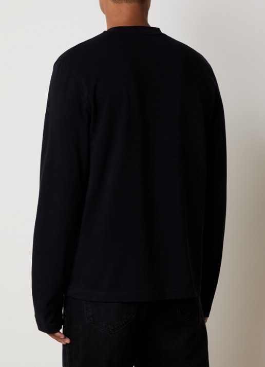 Jacquemus Longsleeve met logo - achterkant 3 zwart