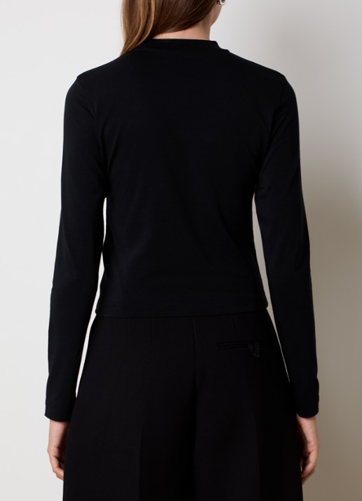 Jacquemus Longsleeve met logo - achterkant 5 zwart