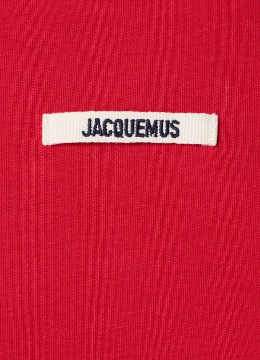 Jacquemus Longsleeve met logo - detail 4 rood