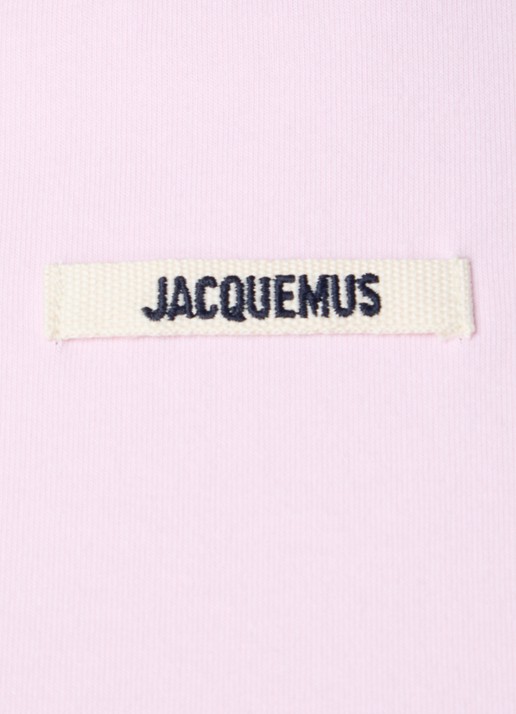 Jacquemus Longsleeve met logo - detail 4 roze