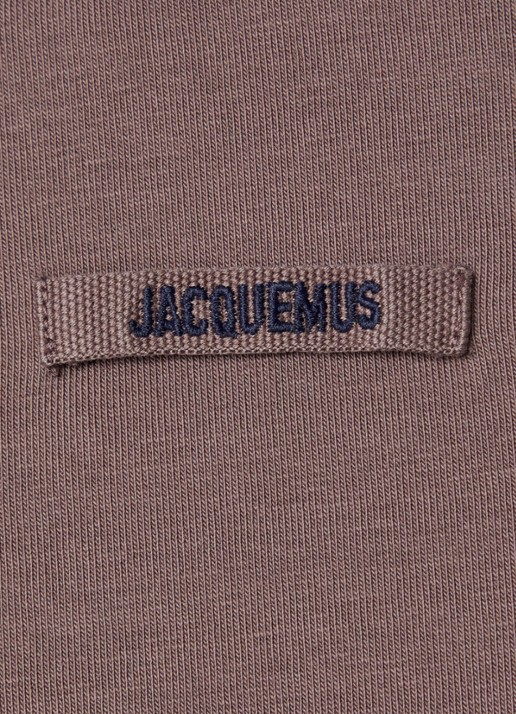 Jacquemus Longsleeve met logo - detail 5 taupe