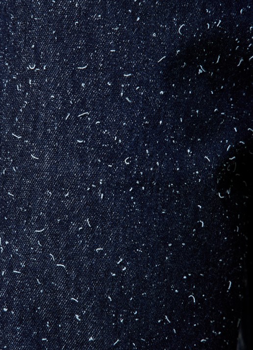 Jacquemus Loose fit jeans met donkere wassing en destroyed afwerking - detail 4 indigo