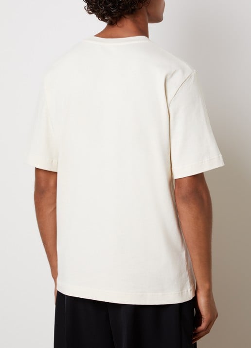 Jacquemus Palmier T-shirt met logoprint - achterkant 3 gebroken wit