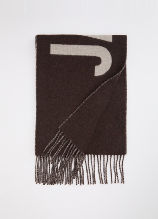 Jacquemus Sjaal van wol met logoprint 200 x 35 cm