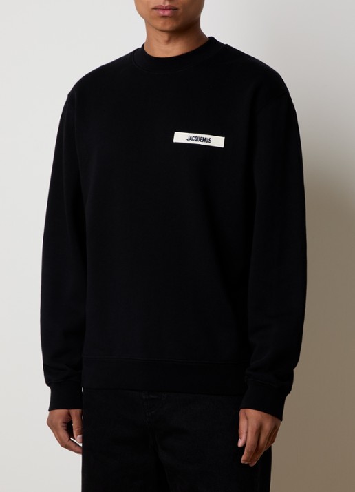 Jacquemus Sweater met logo - detail 3 zwart