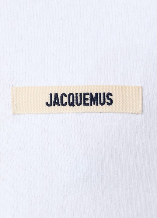 Jacquemus T-shirt met logo - detail 5 wit
