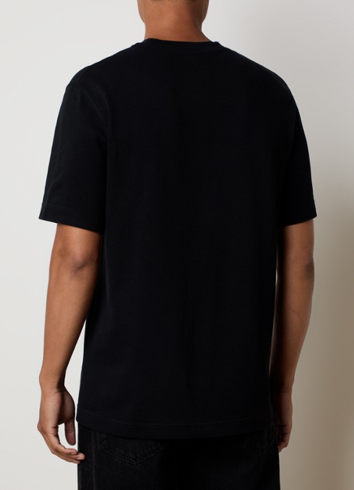 Jacquemus T-shirt met logo - achterkant zwart
