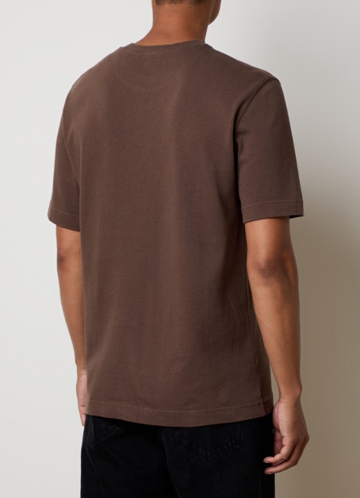 Jacquemus T-shirt met logo - achterkant 5 bruin