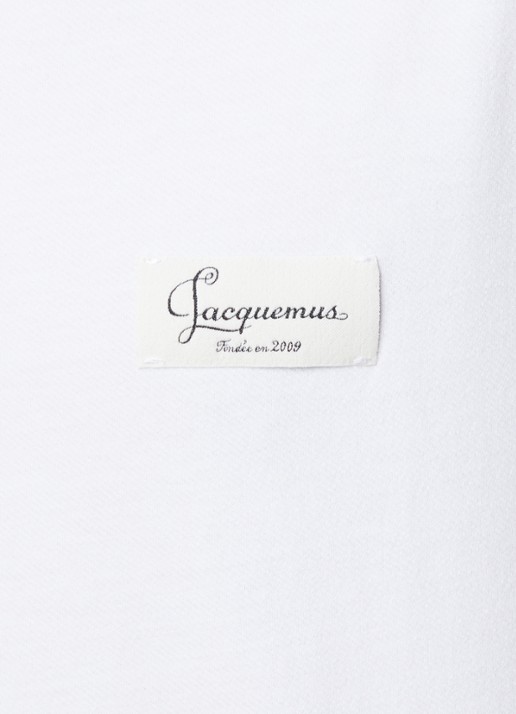 Jacquemus T-shirt met logo - detail 2 wit