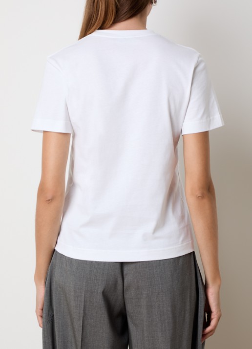 Jacquemus T-shirt met logo - achterkant wit