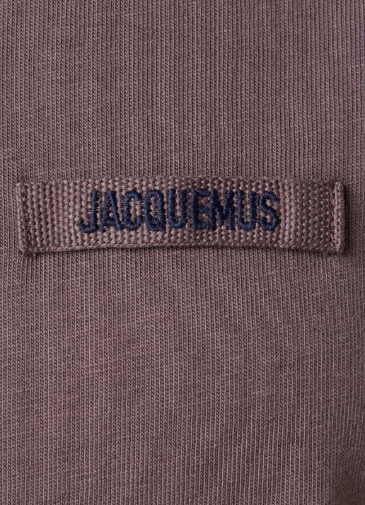 Jacquemus T-shirt met logo - detail 4 taupe
