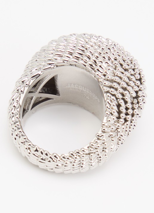 Jacquemus The Hérisson ring - detail 2 zilver