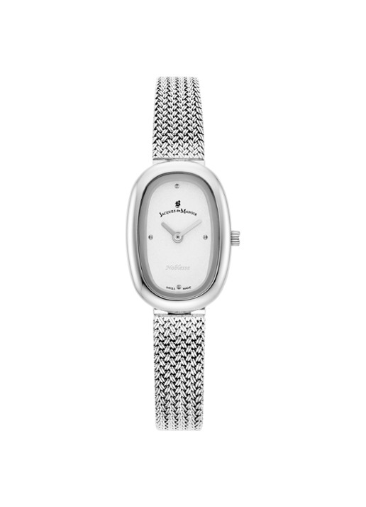 Jacques du Manoir Noblesse horloge JWL05201 - voorkant 3 zilver