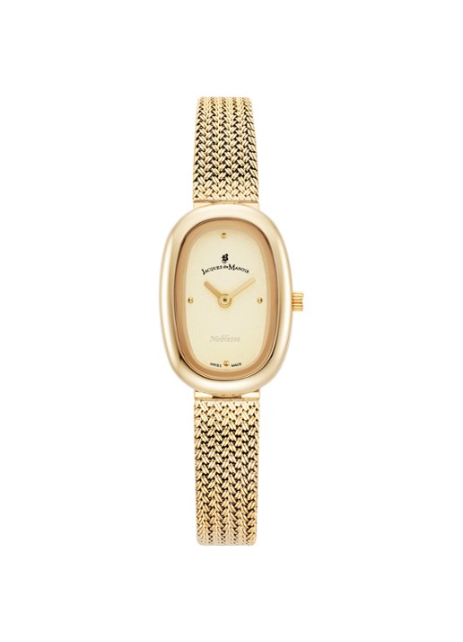 Jacques du Manoir Noblesse horloge JWL05202 - voorkant 3 goud