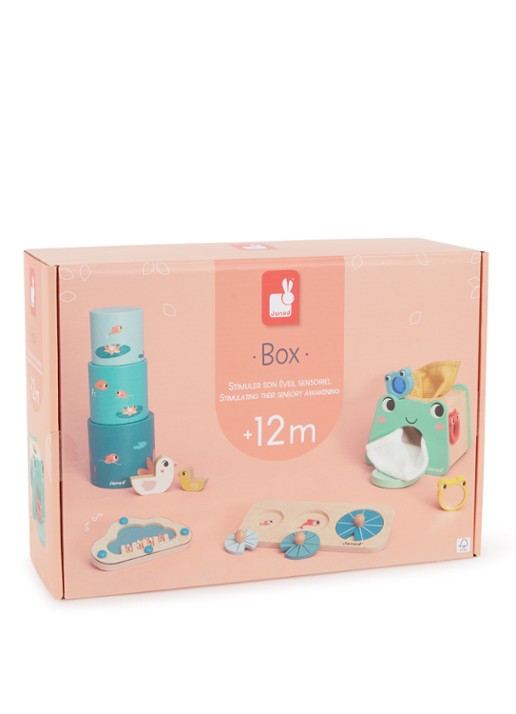 Janod Activiteitenbox van hout 4 in 1