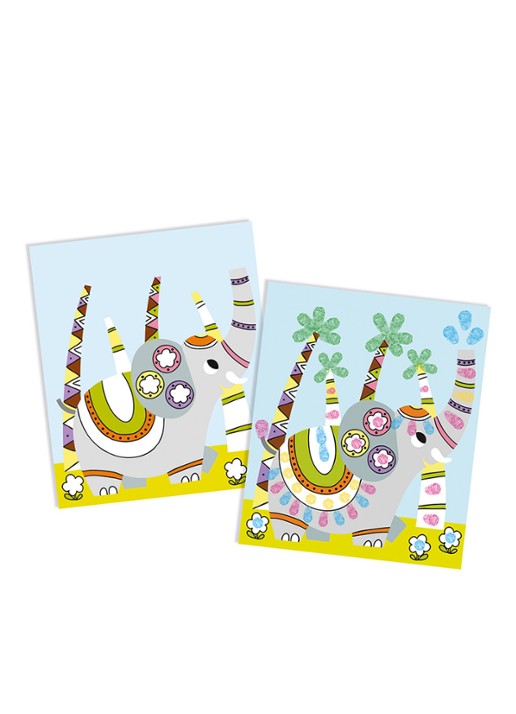 Janod Janod Atelier - Vinger inkt Panda en zijn vriendjes - voorkant 2 undefined