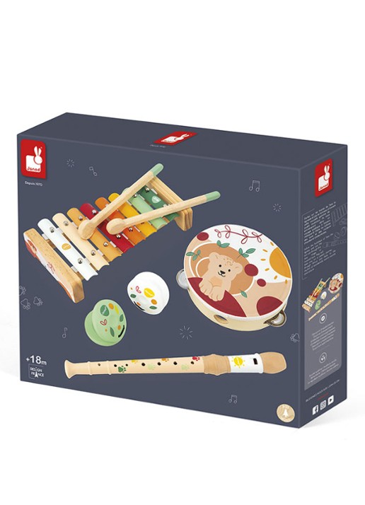 Janod Janod Sunshine - Muziek set  - voorkant 2 beige