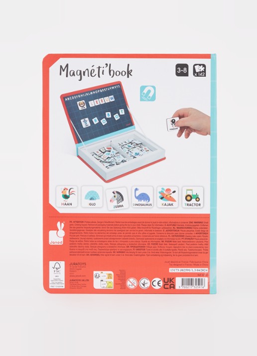 Janod Magnetibook Nederlands Alfabet - voorkant 2 undefined