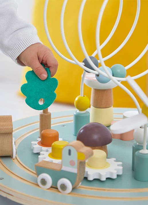 Janod Sweet Cocoon speeltafel - detail groen