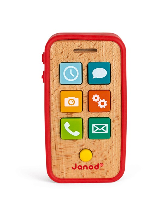 Janod Telefoon met geluid - voorkant 2 multicolor