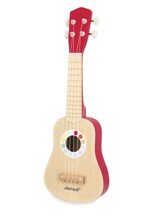 Janod Ukulele met stippendessin - detail 3 multicolor
