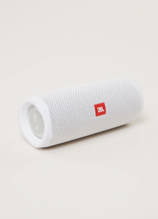 JBL Flip 5 waterproof bluetooth speaker IPX7 - voorkant 3 wit