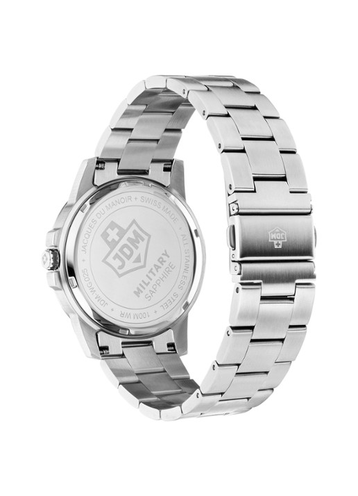 JDM Military Oscar horloge JDM-WG025-02 - detail zilver