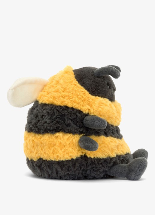 Jellycat Albee Bee knuffel 12 cm - detail geel