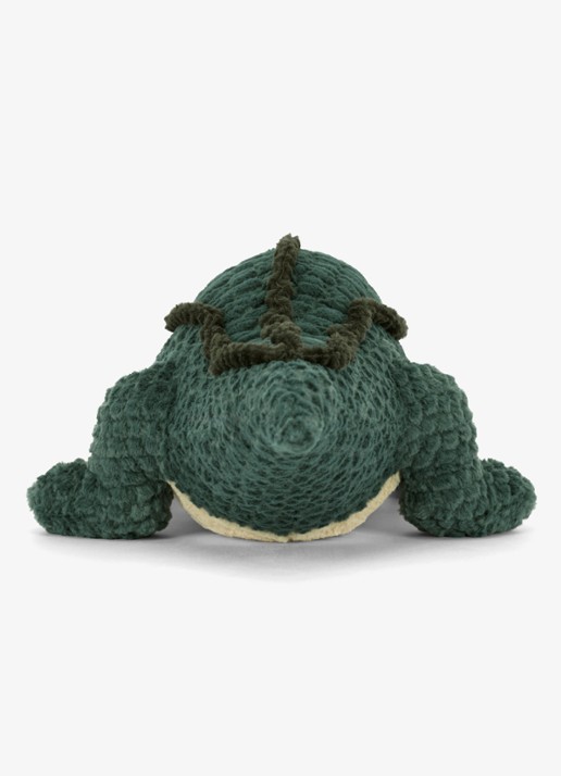 Jellycat Allexi Krokodil knuffel  - detail 3 groen