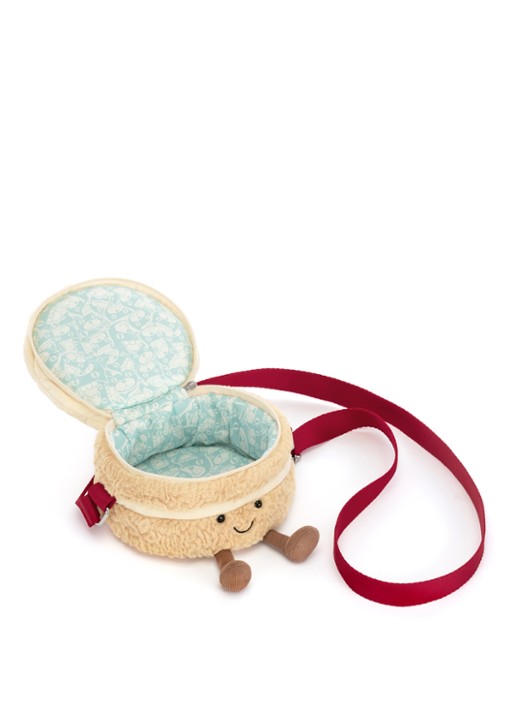 Jellycat Amusables Birthday Cake knuffeltas - detail 3 beige